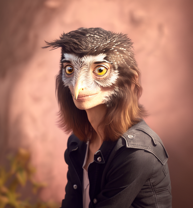 אמנות AI - אדם חתול